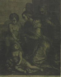 A Szent Család Szent Jánossal, c. 1710-1715.