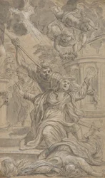 Két női szent vértanúsága, 1625-1704.