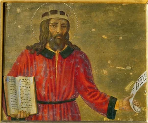 David Predella király Oltártábla.