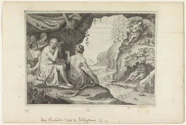 Polyphemus és Acis szeretik Galateát Ovidius metamorfózisai (sorozat címe)