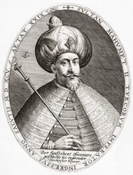 Mehmed III. Szultán, Oszmán Birodalom. Portré.