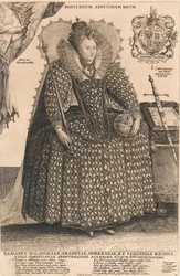 Erzsébet, angol királynő, 1603 körül (metszet)