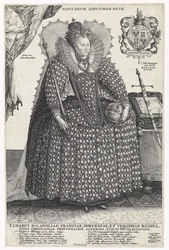 I. Erzsébet angol királynő portréja, 1603 körül