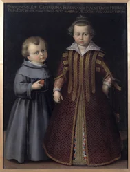 Medici Ferenc és Katalin (Francesco és Caterina de Medici), Ferdinánd gyermekeinek portréja (olaj, vászon)