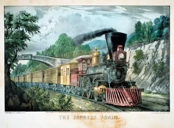 The Express Train, USA, 1870