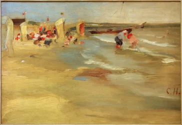 Binz strandján, Rügen szigetén