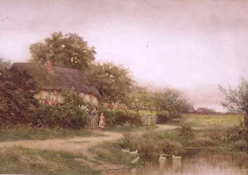 A kacsató (akvarell papíron)