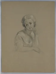 Rajz, Lehetséges tanulmány a "Marth"-hoz, 1860