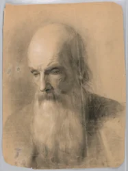 Rajz, Tanulmány az "A Lesson in Ch"-hez, 1863