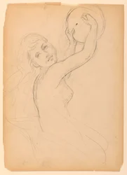 Rajz, Tanulmány a Nemzeti Akadémia számára, 1887