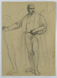 Rajz, Tanulmány a "Tiziano bemutatóhoz", 1866