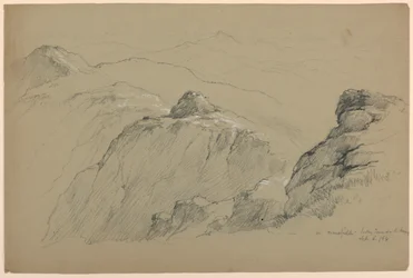 A Mount Mansfielden, a Púp felé nézve