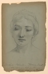 Vázlat Carolina Palombóról, a "The Goldsmith