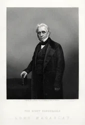 Thomas Babington Macaulay brit költő, történész és Whig-politikus, 1880-ban.