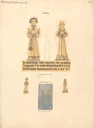Sárgaréz tányér Thomas és Alicia Broke számára, Szent Margit plébániatemplom, Barking