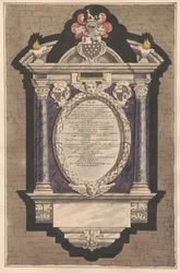 Orlando Bridgeman emlékműve a Teddington-templomból