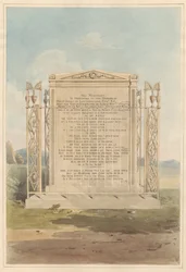 Philip James de Loutherbourg sírja a Chiswick Churchyardból