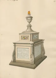 William Hogarth és Mrs. Jane Hogarth sírja Chiswickből
