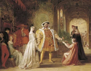 VIII. Henrik és Boleyn Anna első találkozása, 1835