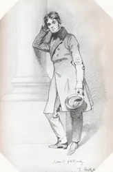 Thomas Carlyle történész és filozófus portréja, 1830