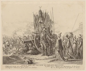 Csatamező Choczim közelében, 1769. szeptember 18-án