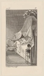 Caesar fel akar ugrani az álmodó Lady Charlotte ágyára