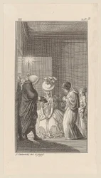Lady Vincent, Lady Brunk, Whitefield és egy pap lépnek be