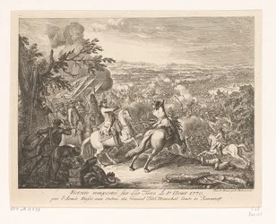 Rumjantsev tábornok győzelme a cahuli csatában, 1770 Victoire remportée sur les Turces Le 1.r Aout 1770 par l