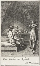 11. tábla Thomas Smollett „Peregrine Pickle kalandjai” című művéhez