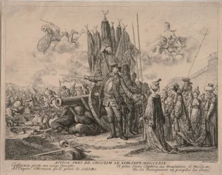 Alekszandr Mihajlovics Golicin herceg a Khotyn erőd ostrománál 1769, 1769