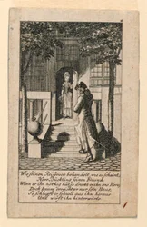 A képmutató barát, Illusztráció a "Königl: Grosbrit [anian] genealogical calendar for the 1780 Year Lauenberg by J.G. Berenberg" című könyvhöz.