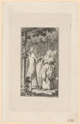 Címlapmetszet Jean-Jacques Rousseau „Heloise” című művéhez