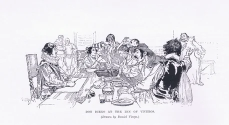 Don Diego a viverosi fogadóban, a The Magazine of Art 1893-ból, Cassell and Company