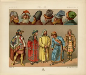 Orosz ruha, 1880