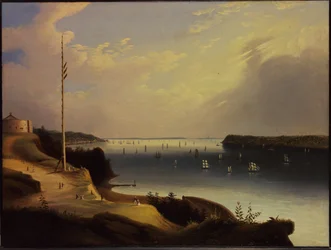 New York-i kikötő, 1835 körül