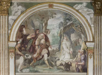 Szent Hugh találkozása Calabriai Rogerrel, 1629