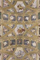 A központi hajó boltozata, S. Maria Assunta templom, 1629