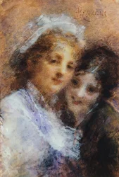 Vercesi nővérek, Daniele Ranzoni (1843-1889)