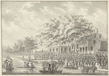 Az amszterdamiak indulása Utrechtbe, 1787