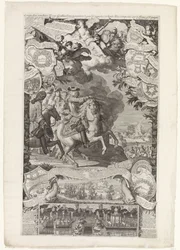 A szövetségesek győzelme a franciák és a spanyolok felett, 1702 Főszövetségeseinek hódításai, amelyeket 1702-ben nyertek Vranckrijck és Spanyolország ellen / Conquestes des hauts Alliez remportée sur la France et L