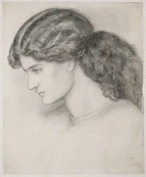 Egy nő feje, 1861