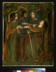 Hogyan ismerték meg magukat, 185060 körül (gouache) (lásd még: 63160)