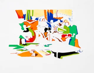 Pán ünnepe (tájkép), 2019 (gouache, papír)