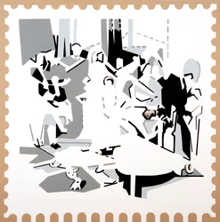 Pán ünnepe IV, 2019 (akril, vászon)