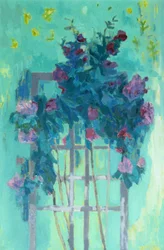 Rose Trellis (olaj, vászon)