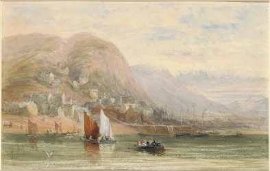 Kilátás Barmouthra, Észak-Walesre