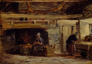 Cottage Interior, Trossavon Bettws-y-Coed közelében, 1844-1847.
