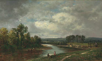 A Connecticut folyó South Lancaster-nél, New Hampshire-ben