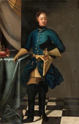 XII. Károly svéd király portréja 1682-1718, c. 1716
