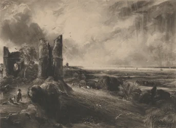 Hadleigh-kastély: Large Plate, 1830-32.